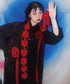 Flower Motif Crochet Scarf